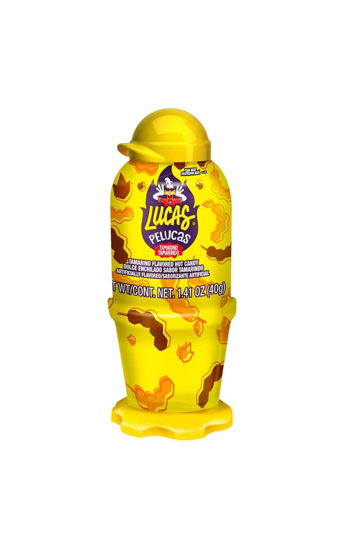 Lucas Pelucas Pulp Tamarid Flavored Candy, 1.41oz