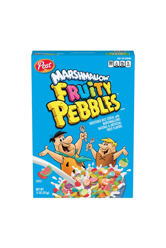 Post Fruity PEBBLES Marshmallow Cereal, 11 OZ