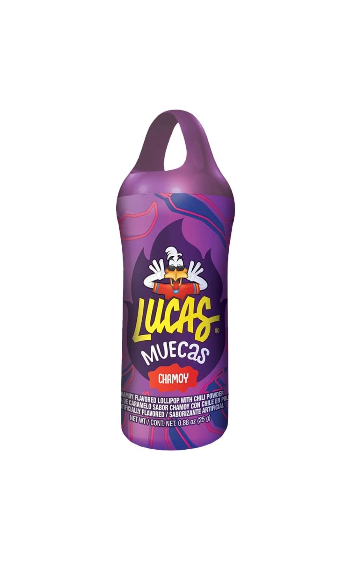 Lucas Muecas Lollipop Chamoy Flavor Candy, 0.96oz