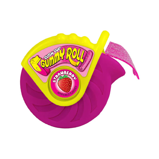 Push Pop Gummy Roll - Strawberry