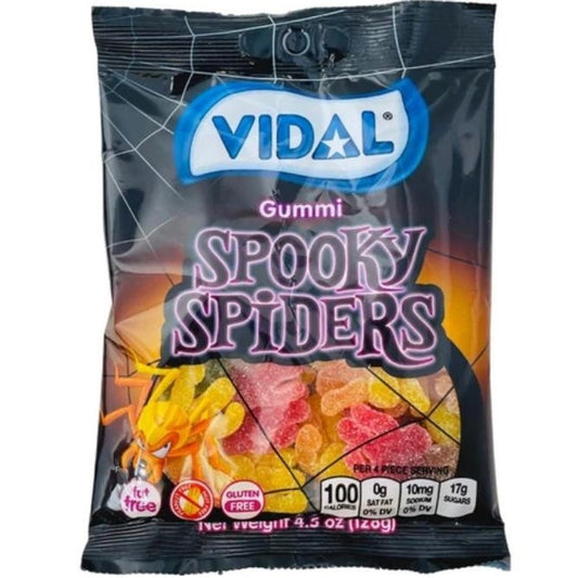 Vidal Gummy Spooky Spiders