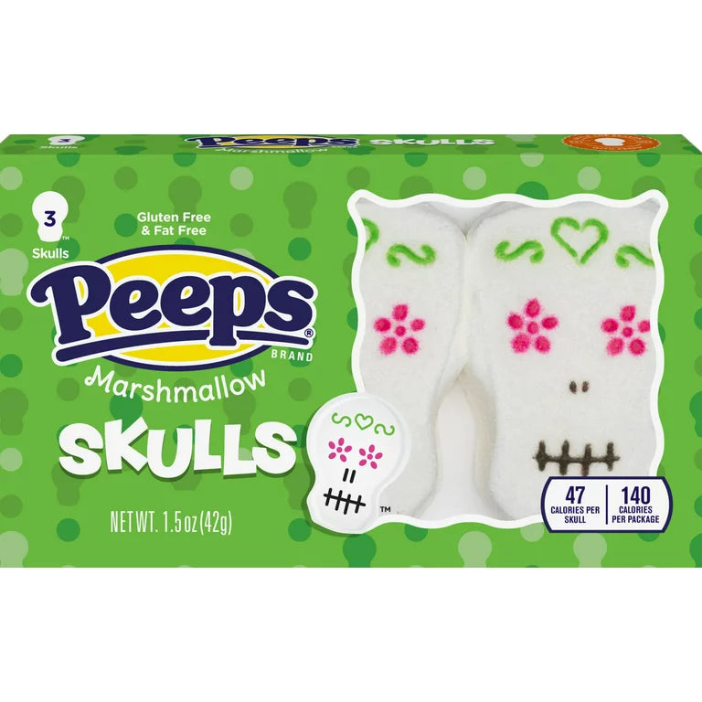 PEEPS Marshmallow Skulls, Halloween Candy