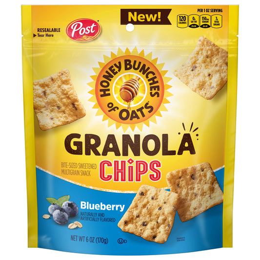 Honey Bunches of Oats Granola Chips, Blueberry Flavor, 6 OZ