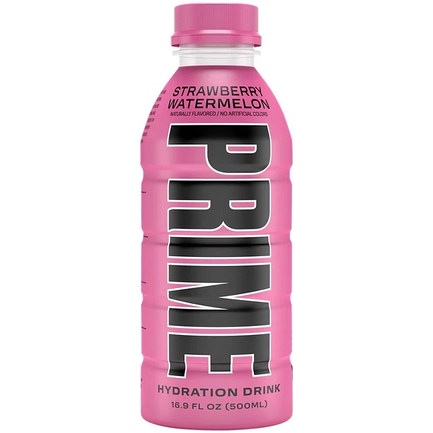 Prime Hydration Strawberry And Watermelon Sports Drink 500ml