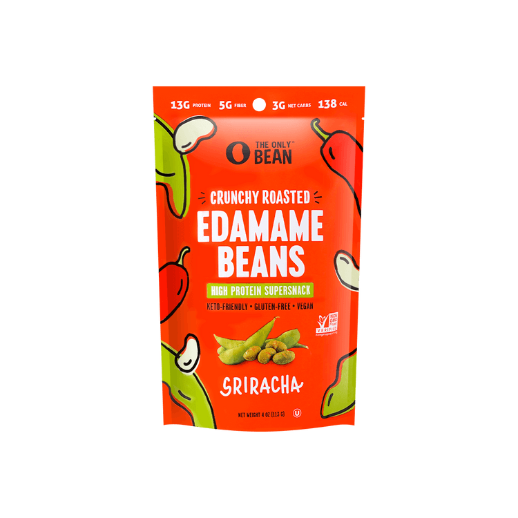 The Only Bean Crunchy Roasted Edamame (Sriracha), Protien