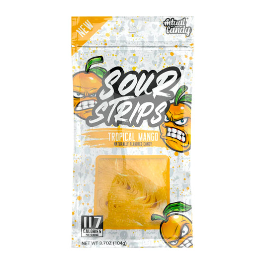 Sour Strips 3.7oz Bag Tropical Mango