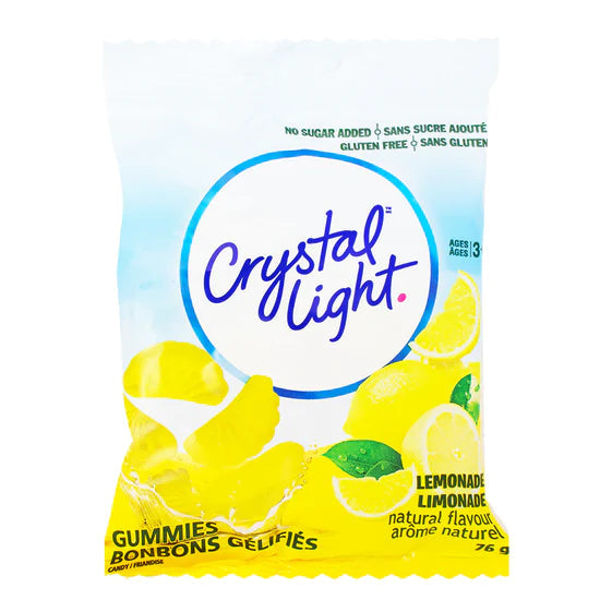 Crystal Light Sugar-Free Gummies Lemonade 76g