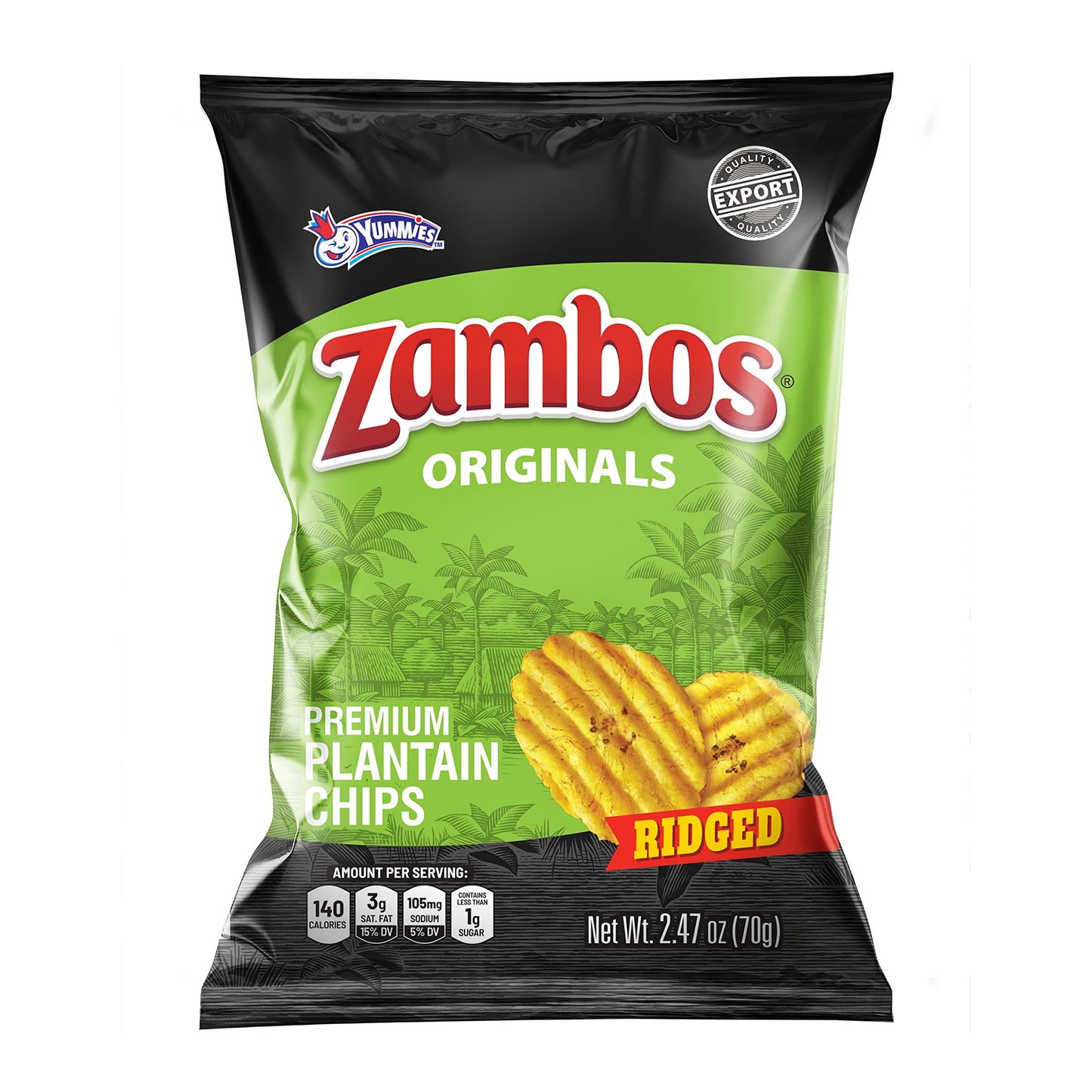 Zambos Originals Plantain Chips 2.47 oz