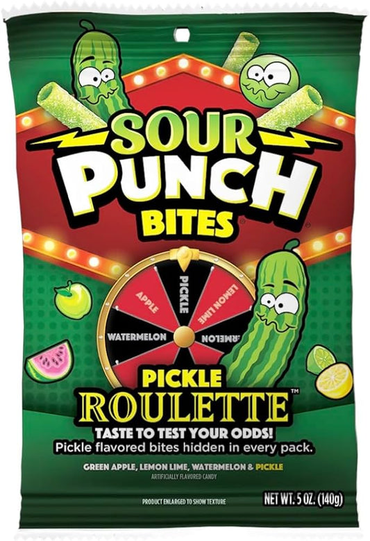 Sour Punch Bites Pickle Roulette 5oz