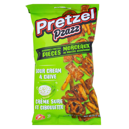 Pretzel Pzazz Sour Cream 56g