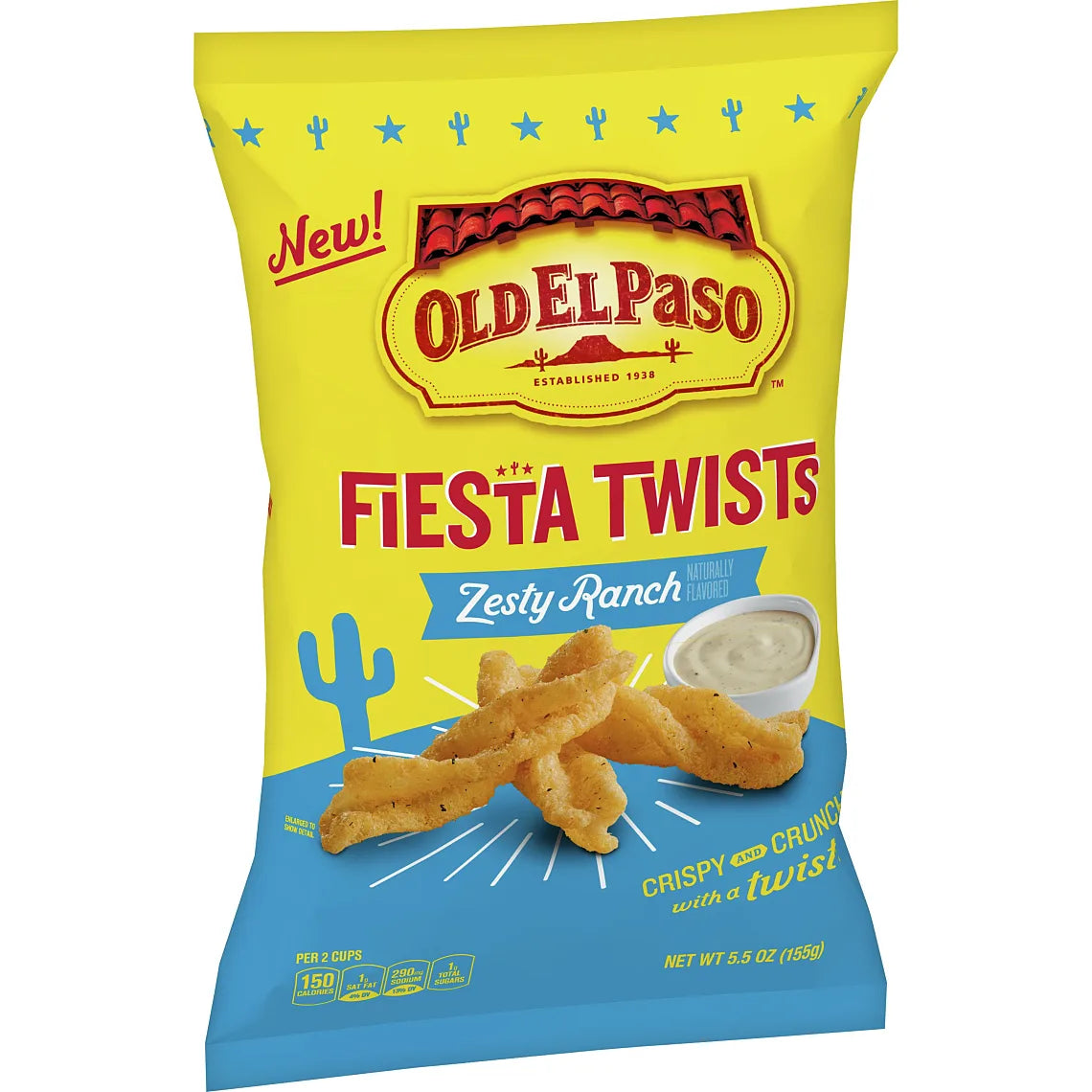 Old El Paso Fiesta Twists Zesty Ranch 2oz