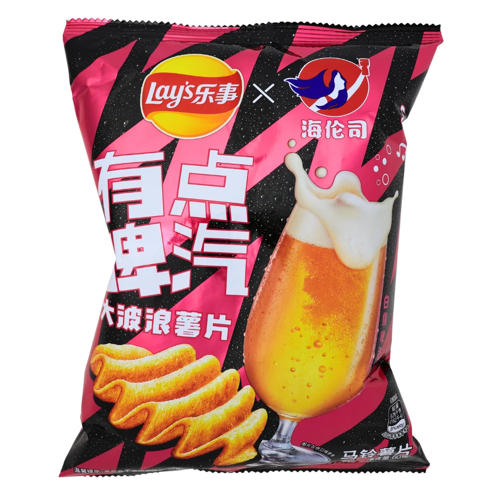 Lays White Peach Beer - 60g