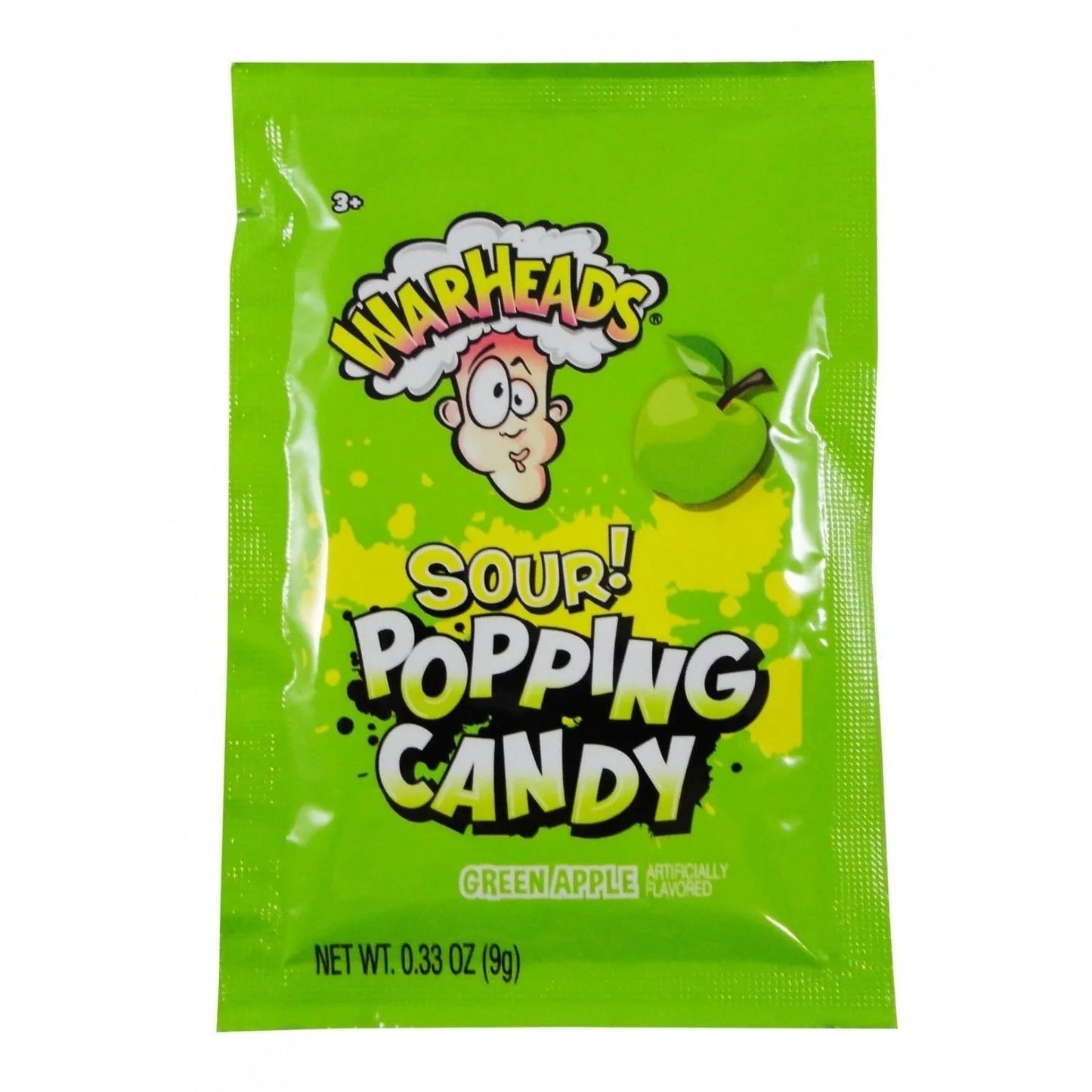 WARHEADS SOUR APPLE POPPING CANDY