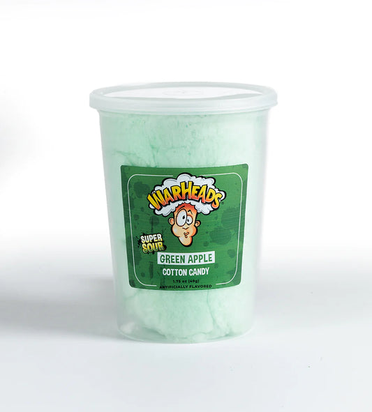 Warheads Green Apple Cotton Candy