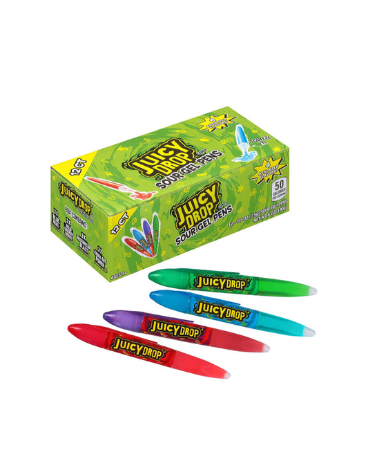 Juicy Drop Sour Gel Pen Candy - Purple 1 Piece