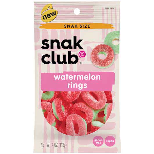 Snak Club Watermelon Rings, 4 Oz