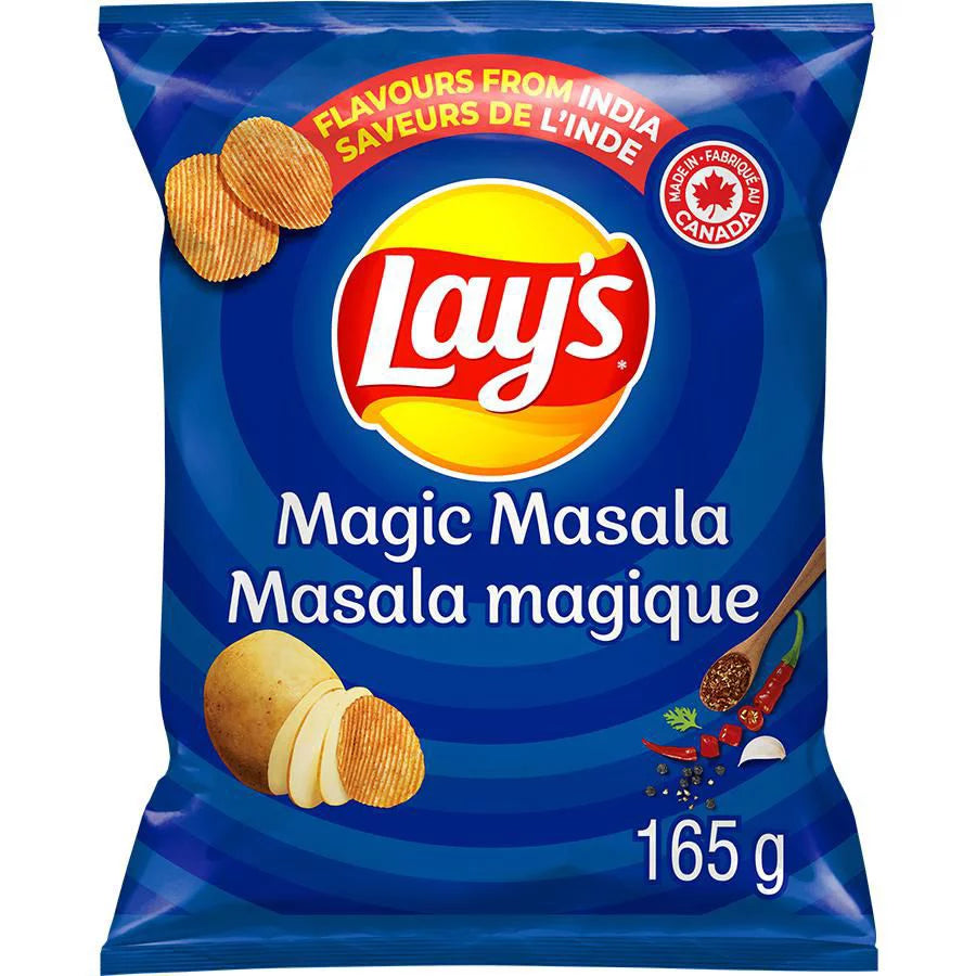 Lay’s Magic Masala ridged flavoured potato chips