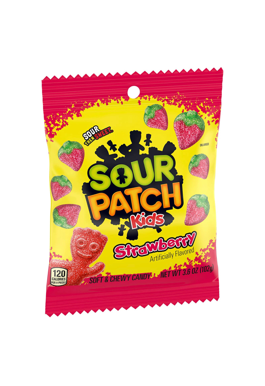 Sour patch kids strawberry 3.6 Oz