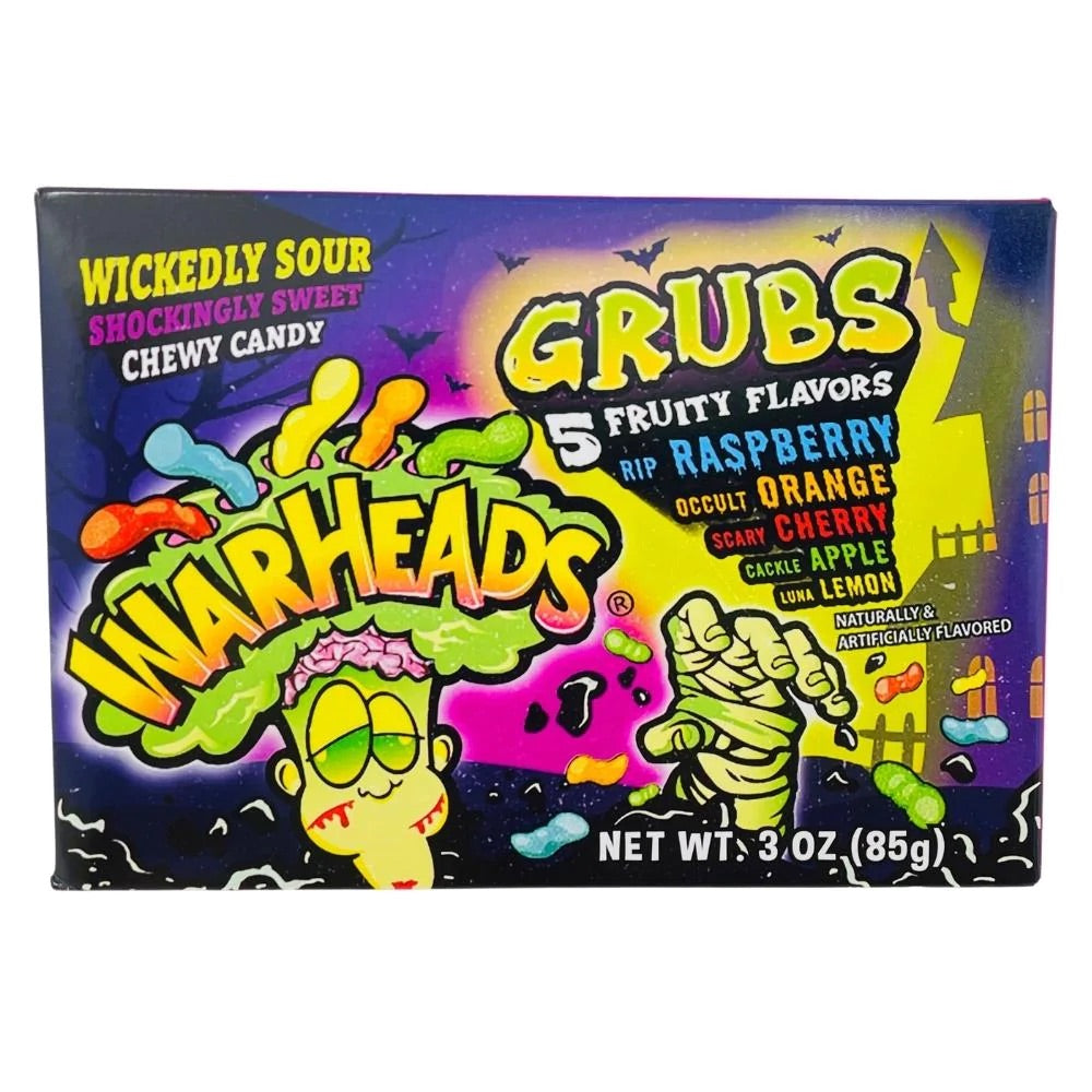 Warheads Halloween Grubs 3 Oz