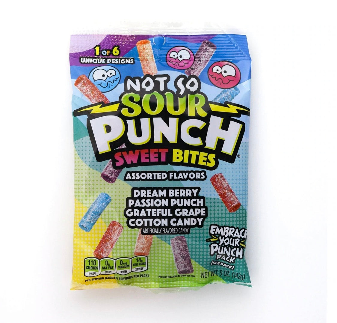 Sour Punch NOT So Sour Sweet Bites 5oz 1of6