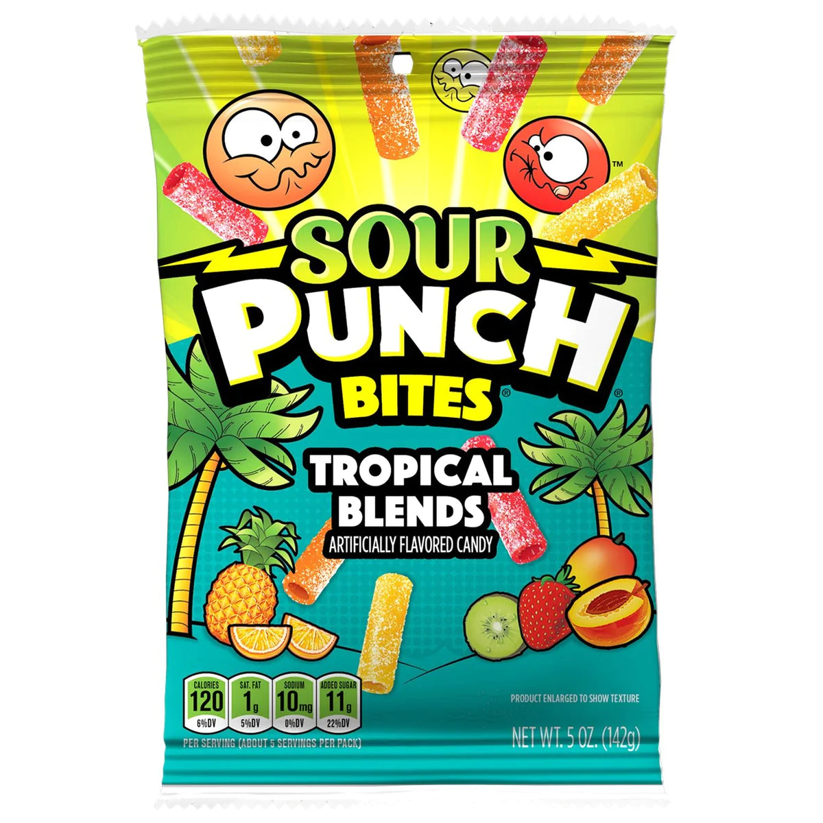 SOUR PUNCH Bites Tropical 5 oz